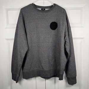 H&M Gray Crewneck Sweater Soft Cotton Blend